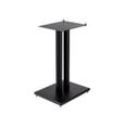 thumbnail image 1 of Monoprice Monolith 28in Steel Speaker Stand with Adjustable Top Plate (Each) Hold Speakers Weighing Up To 75 Pounds, Scratch‑Resistant, Perfect For Center or Bookshelf Speakers, 1 of 6