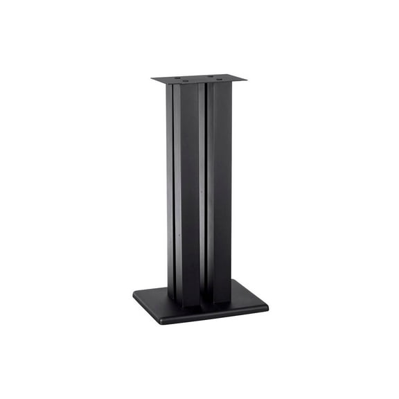 Monoprice Monolith 32 Inch Speaker Stand (Each) - Black | Supports 100 lbs, Adjustable Spikes, Compatible With Bose, Polk, Sony, Yamaha, Pioneer and others
