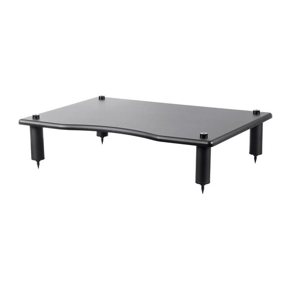 Monoprice Monolith Amplifier/Component Stand - Black (23.8 x 16.7 x 4.7 Inches) Compatible With Bose, Polk, Sony, Yamaha, Pioneer and others