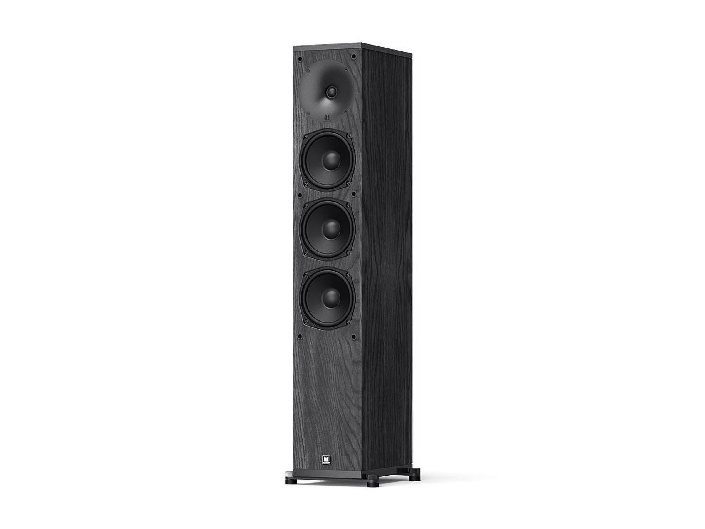 Monoprice Monolith Encore T5 Tower Speaker, High Performance Audio, 5.25 inch Main and Mid Woofers, MDF Cabinet With Internal Bracing, For Home Theater System - image 1 of 6