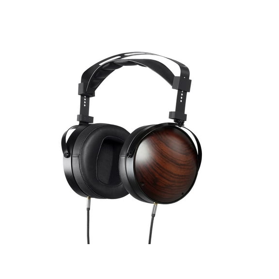 Monoprice Monolith M1060C Over Ear Planar Magnetic Headphones - Black/Wood With 106mm Driver, Closed Back Design, Comfort Ear Pads For Studio/Professional