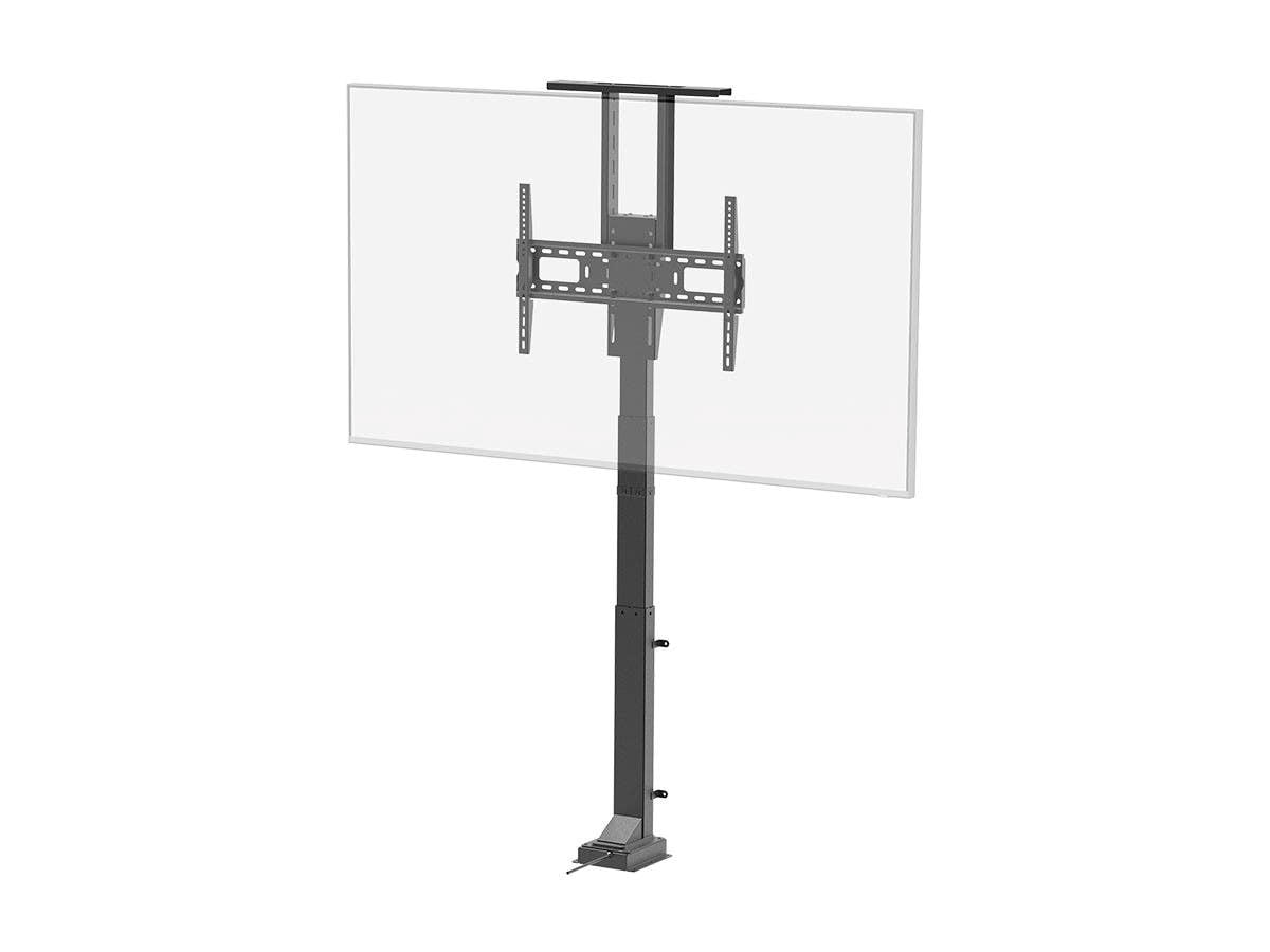 Elevate 34" Motorized Steel TV Lift Stand with Remote, Black