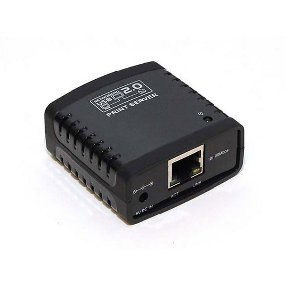 Networking USB 2.0 Print Server - Black