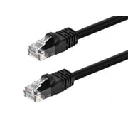 Monoprice Patch Cord,Cat 5e,Booted,Black,5.0 ft. 3375