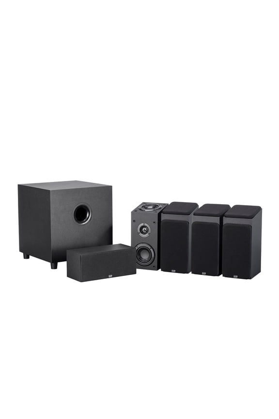 Premium 5.1.4-Ch. Immersive Home Theater System - Black With 8 Inch 200 Watt Subwoofer