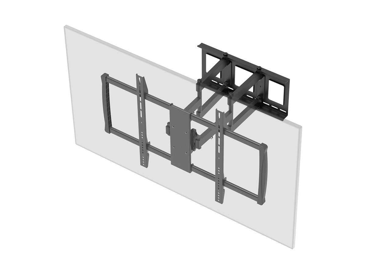 Monoprice Premium Full Motion TV Wall Mount Bracket Low Profile For 60" To 100" TVs up to 176lbs, Max VESA 900x6