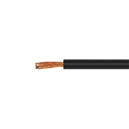 Monoprice Professional Microphone Bulk 16AWG Cable Cord - 250 Feet - Black | 8.0mm With High-Purity, Oxygen Free Copper Conductors, Braided Copper Shield