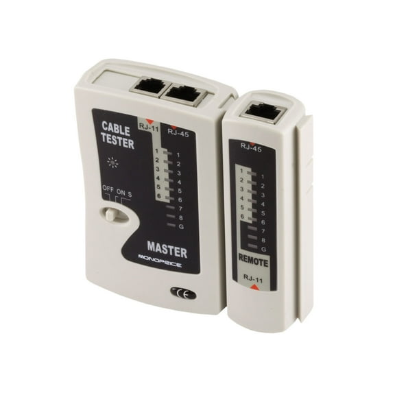 Monoprice RJ11 and RJ45 Modular Plug Tester