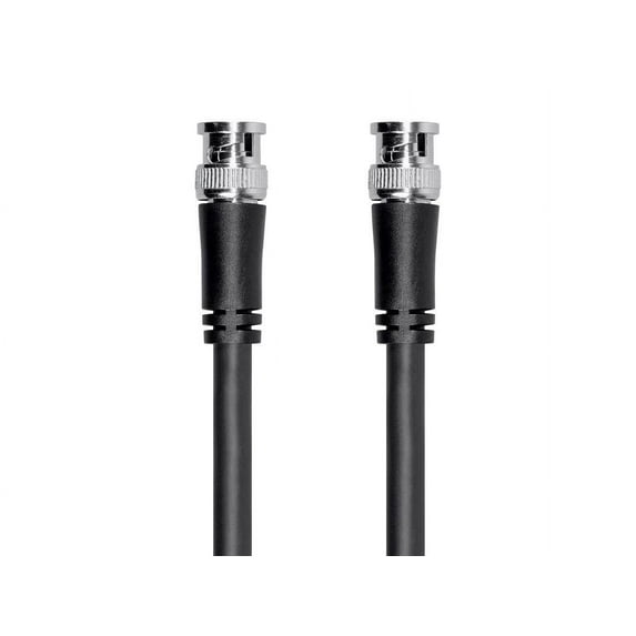 Monoprice SDI BNC Cable - 150 Feet - Black, 12Gbps, 16 AWG, Dual Copper, Aluminum Shielding, For Transmitting UHD-SDI Video Signals - Viper Series