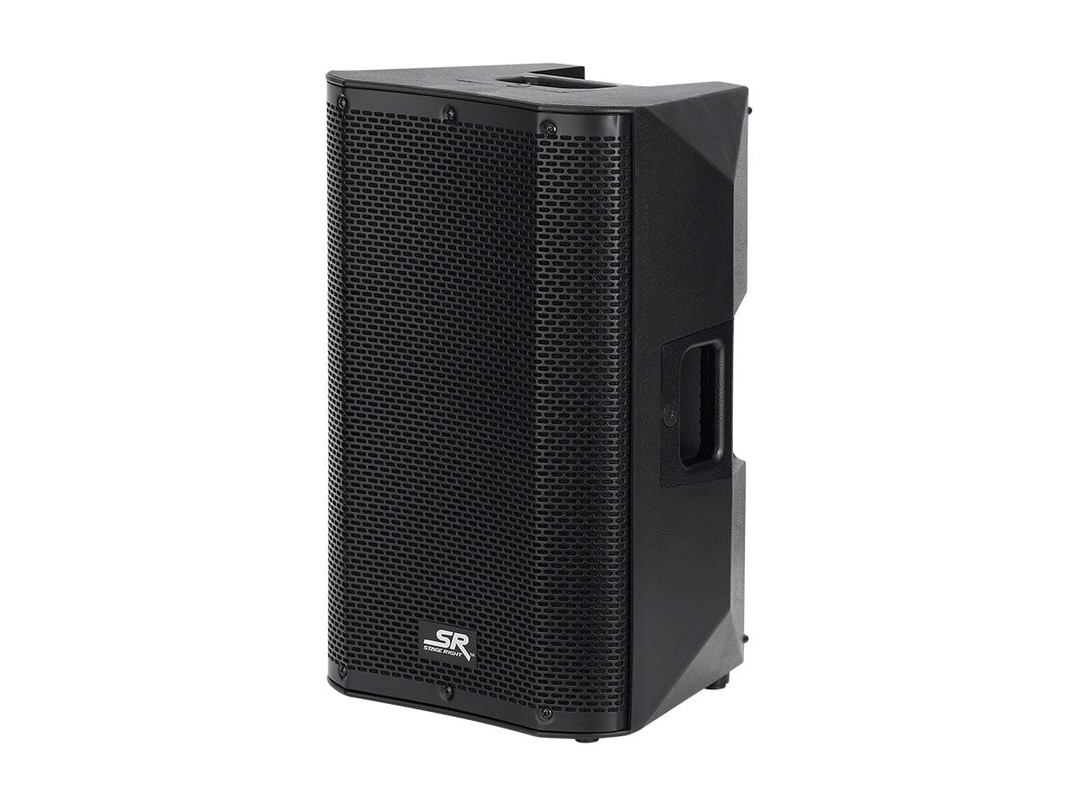 Monoprice SRD210 Powered Speaker 10in, with Class D Amp, Built-in Digital Sound Processor DSP, and Bluetooth Streaming, Portable and Lightweight - Stage Right Series