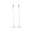 thumbnail image 1 of Monoprice Satellite Speaker Floor Stands - Silver (Pair) Supports Up to 5 Lbs. Each, Height Adjustable (26.8 to 43.3 Inches), 1 of 4