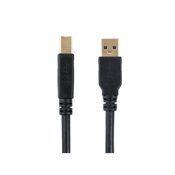 Monoprice Select Series 3' USB 3.0 A to B Cable Black 113747