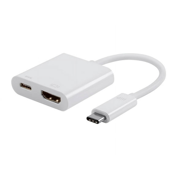 Monoprice Select Series USB-C to HDMI & USB-C (F) Dual Port Adapter 115244