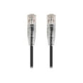 thumbnail image 1 of Monoprice SlimRun - Patch cable - RJ-45 (M) to RJ-45 (M) - 5 ft - UTP - CAT 6 - booted, snagless, stranded - black, 1 of 2