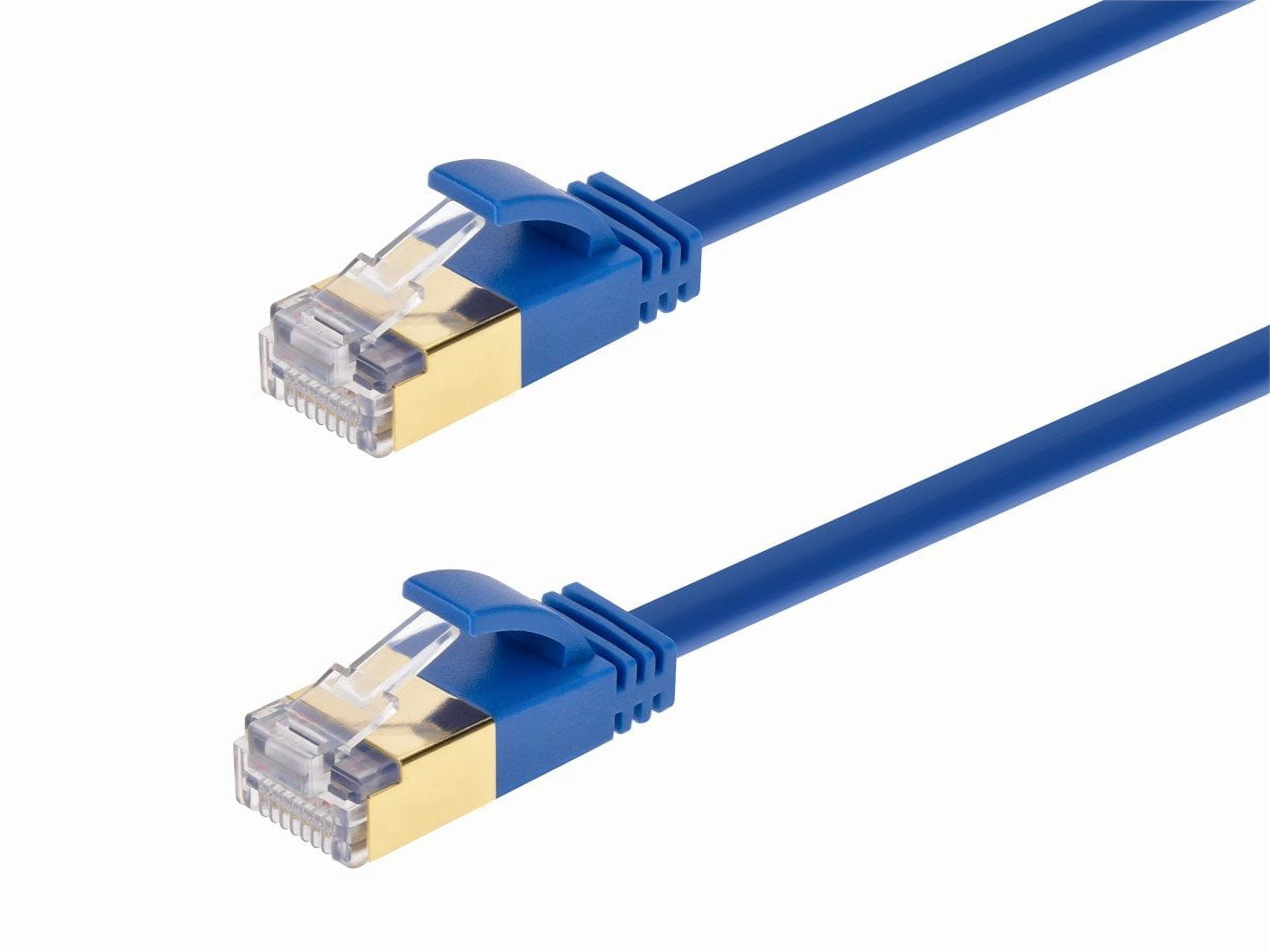 Stranded Stp Monoprice SlimRun Cat6A Ethernet Patch Cable - Network Internet Cord ...