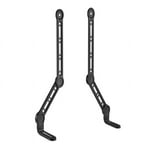 Monoprice Soundbar Mount with L-Shaped Brackets Fits Most of Sound Bars Up to 33lbs and TV Displays up to 49in, Easy Installation, Soft Anti-Skid Pads