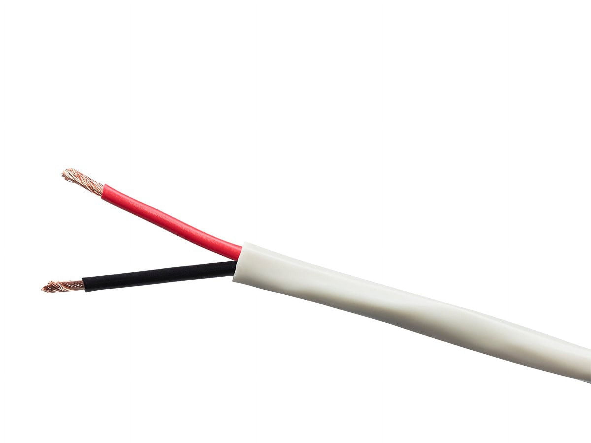 Monoprice Speaker Wire, Burial Rated, 2-Conductor, 14AWG, 250ft, Gray