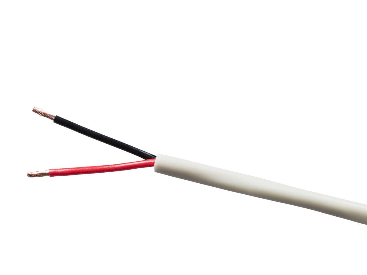 Monoprice Speaker Wire, Burial Rated, 2-Conductor, 16AWG, 250ft, Gray