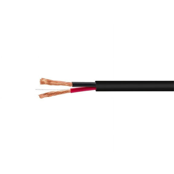 Monoprice Speaker Wire, CL2 Rated, 4-Conductor, 12AWG, 100ft, Black