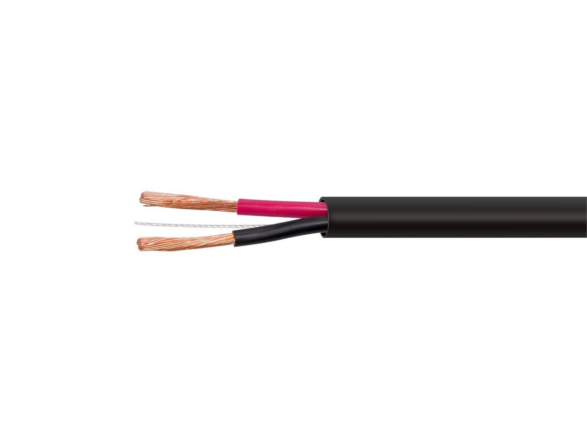Monoprice Speaker Wire, CMP Rated, 2-Conductor, 18AWG, 100ft, Black