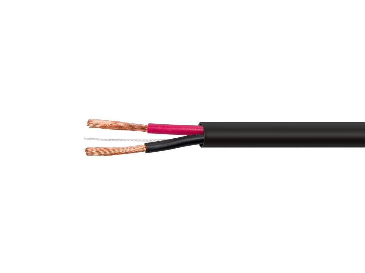 Monoprice Speaker Wire, CMP Rated, 2-Conductor, 18AWG, 500ft, Black