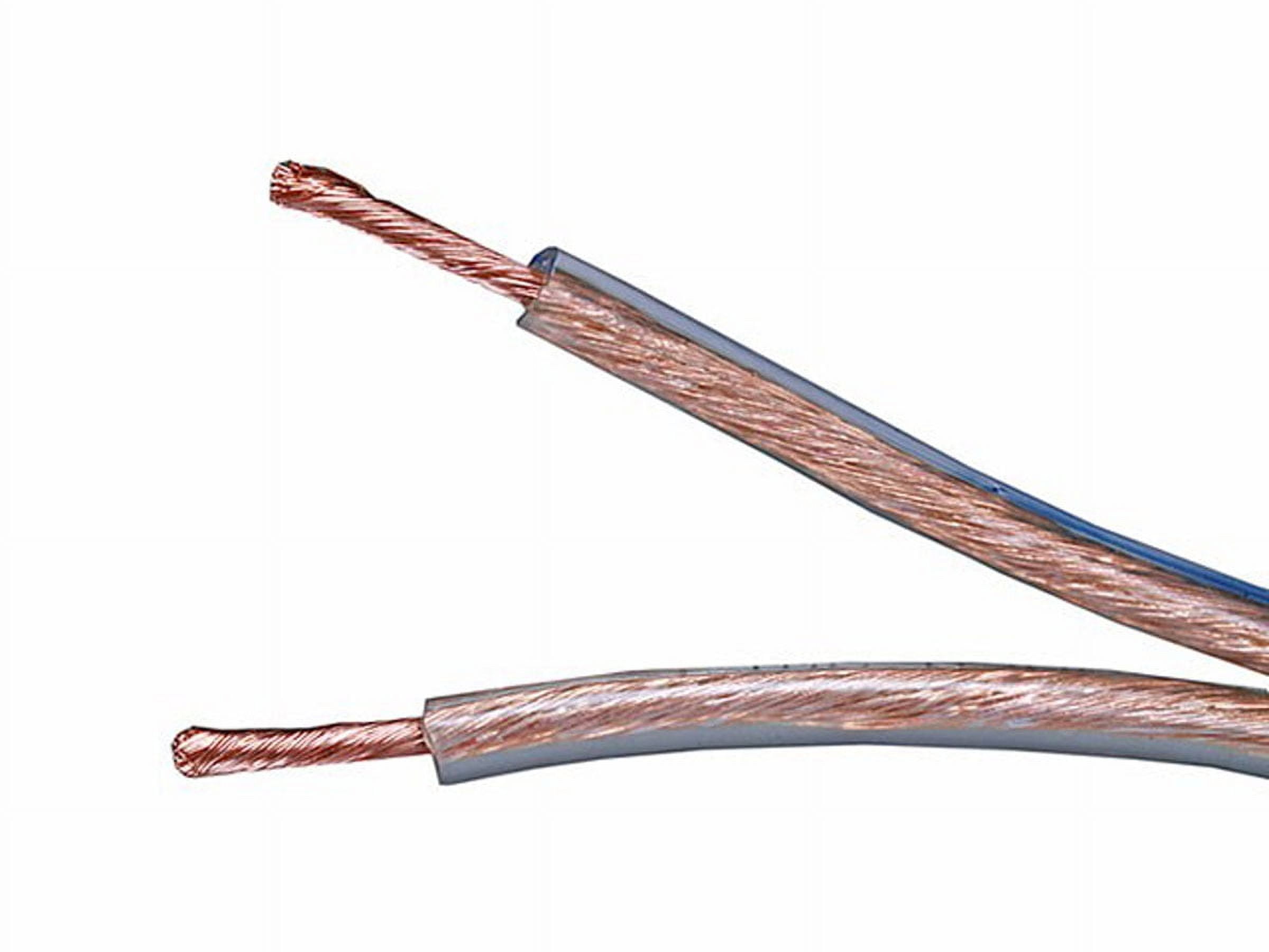 Monoprice Speaker Wire, Oxygen-Free CL2 Rated, 2-Conductor, 18AWG, 100ft
