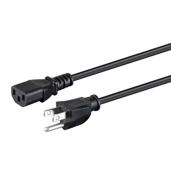 Monoprice, Power Cord, NEMA 5-15P to IEC 60320 C13, 8 ft - Walmart.com