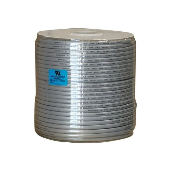 Monoprice Stranded Bulk Phone Cable - 1000 Feet - Silver | 6 Conductor, 28AWG, Flat Cable