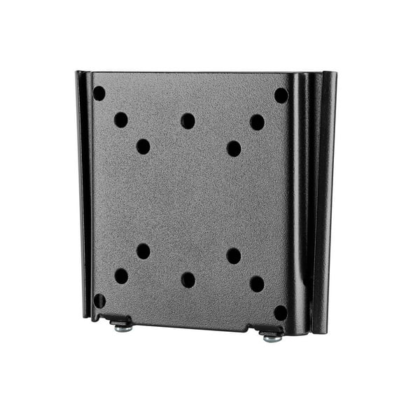 Monoprice Titan Series Fixed Mini Wall Mount For Small 13" - 27" Inch TVs Displays, Max 66 LBS. 75x75 to 100x100, Silver, RoHS Compliant