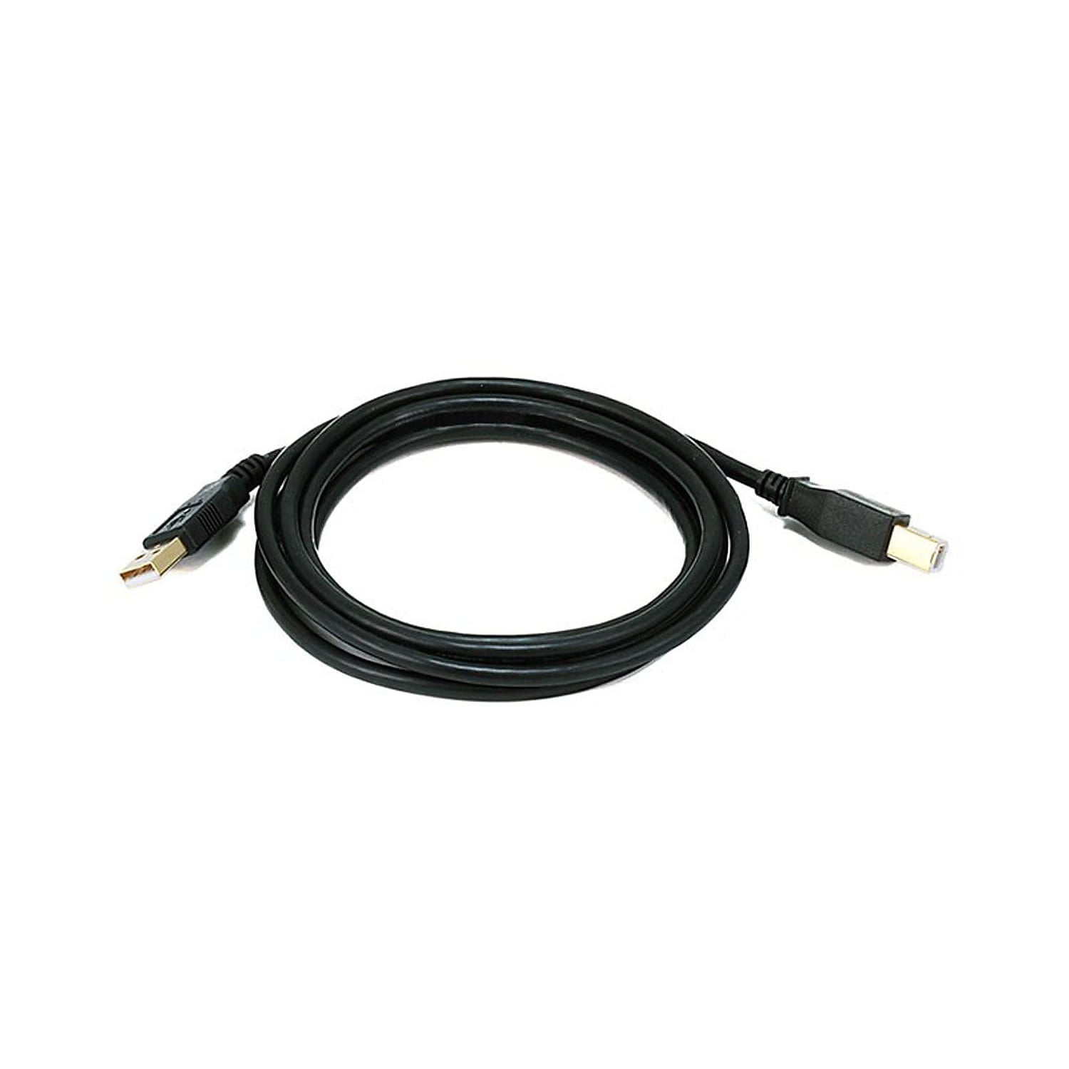 Monoprice USB A to Mini-B 2.0 Cable - 6 Feet - Black | 5-Pin 8/28AWG