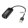 thumbnail image 1 of Monoprice USB 2.0 Male to Female Ethernet Adapter Cable Black (109466), 1 of 5