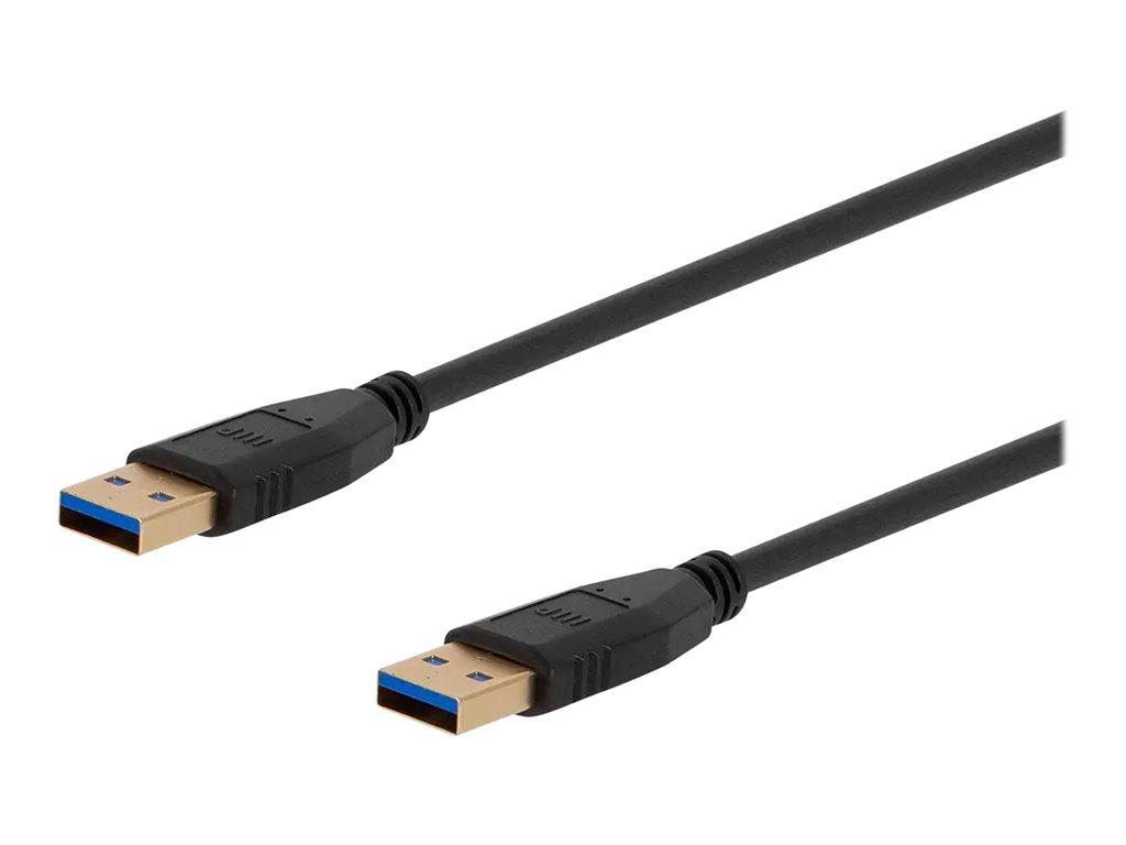 Monoprice USB 3.0 TypeA to TypeA Cable 6 Feet Black, For Data