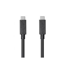 Monoprice USB C to USB C 3.1 Gen 1 Cable - 2 Meters (6.6 Feet) - Black | Fast Charging, 5Gbps, 3A, 30AWG, Type C, Compatible with Xbox One / PS5 / Switch / iPad / Android and More - Essentials Series