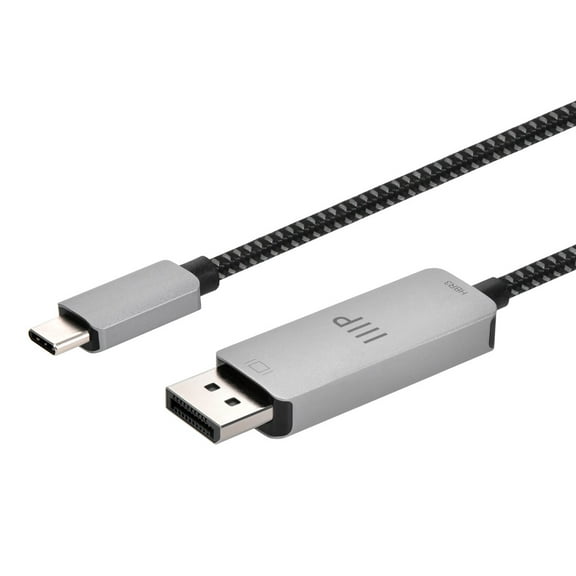Monoprice USB-C to DP Cable - 6 Feet | 8K@60Hz, 4K@144Hz/120Hz, 2K@240Hz, Compatible with MacBook Pro/Air, iPad Pro, USB-C Port Android, Laptops, Tablet, Phones
