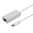 thumbnail image 1 of Monoprice USB-C to Gigabit Ethernet Adapter - White, Network Adapter, RJ45 - Select Series, 1 of 6