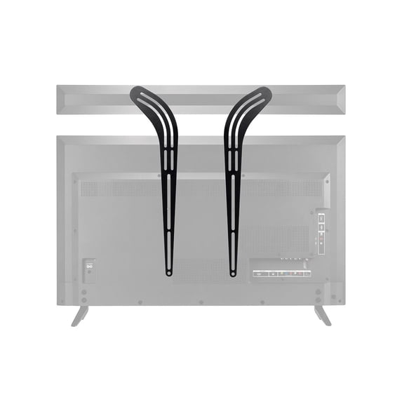 Monoprice Universal Floating Soundbar Mount Bracket for Freestanding or Wall Mounted 23in to 55in TVs, VESA Patterns fro