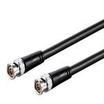 Monoprice Viper Series HD-SDI RG6 BNC Cable - Dual Copper and Aluminum Shielding, 75-ohm Impedance, 18AWG, 100 Feet, Black