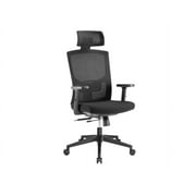 Monoprice WFH Ergonomic Office Chair withFoam Seat, Adjustable Headrest, Lumbar Support, Armrests, Backrest - Workstream Collection