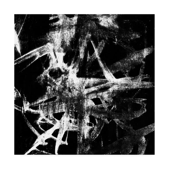 Monotype Scribble IV' Canvas Art by Jennifer Goldberger