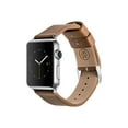 thumbnail image 1 of Monowear Brown Leather Band w/Dark Gray sstl Adapter For 38mm Apple Watch Sport, 1 of 2
