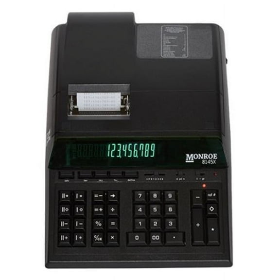 Monroe  14 Digit Heavy Duty Calculator, Black
