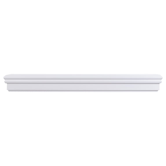 Monroe 60" Wood Mantel Shelf : Monroe 60" Wood Mantel Shelf-POPP-WP