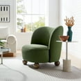 thumbnail image 1 of Monroe Accent Chair in Moss Green Walnut, 1 of 9