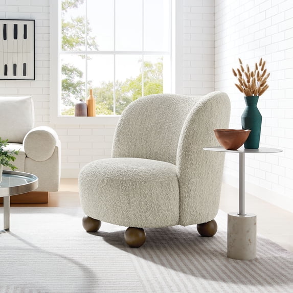Monroe Accent Chair in Pearl Walnut