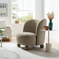 thumbnail image 1 of Monroe Accent Chair in Taupe Walnut, 1 of 9