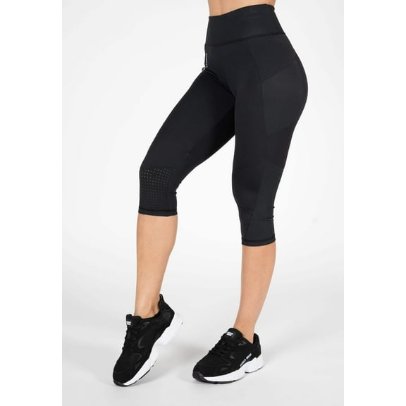 Monroe Cropped Leggings - Black