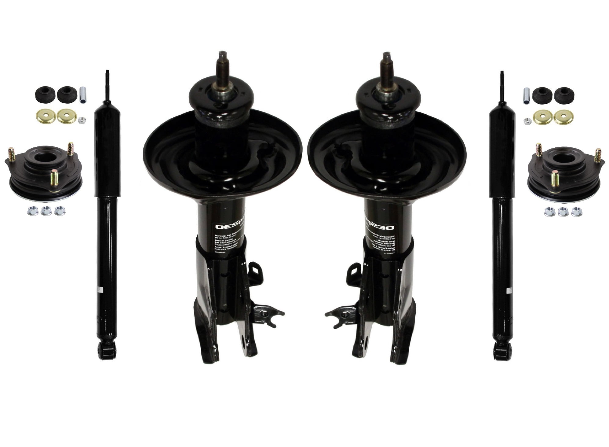 Monroe Front & Rear Struts & Shocks & Mounts Kit For Honda Civic LX EX