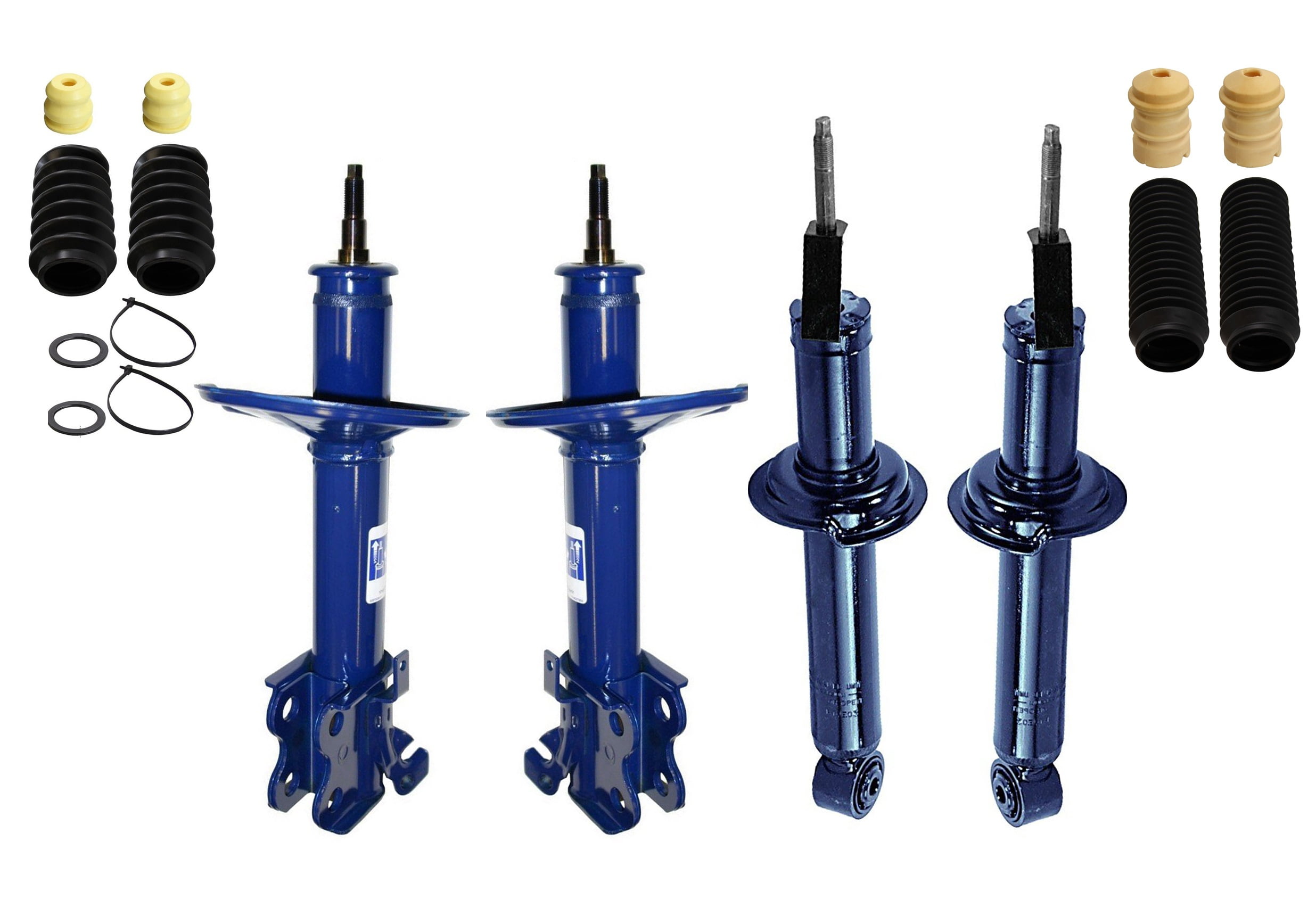 Monroe Front & Rear Suspension Struts with Bellows Kit For Toyota
