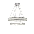 thumbnail image 1 of Monroe Integrated LED chip light Chrome Chandelier Clear Royal Cut Crystal, 1 of 3