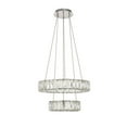 thumbnail image 1 of Monroe Integrated LED chip light Chrome Pendant Clear Royal Cut Crystal, 1 of 8